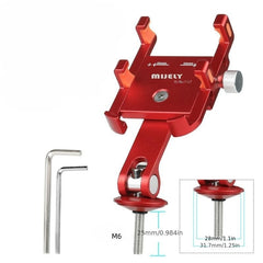 Aluminum Alloy Bike Phone Holder 360 Rotating Universal Rack