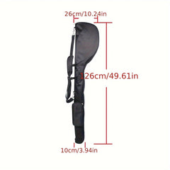 Portable Golf Club Carrier with Adjustable Straps