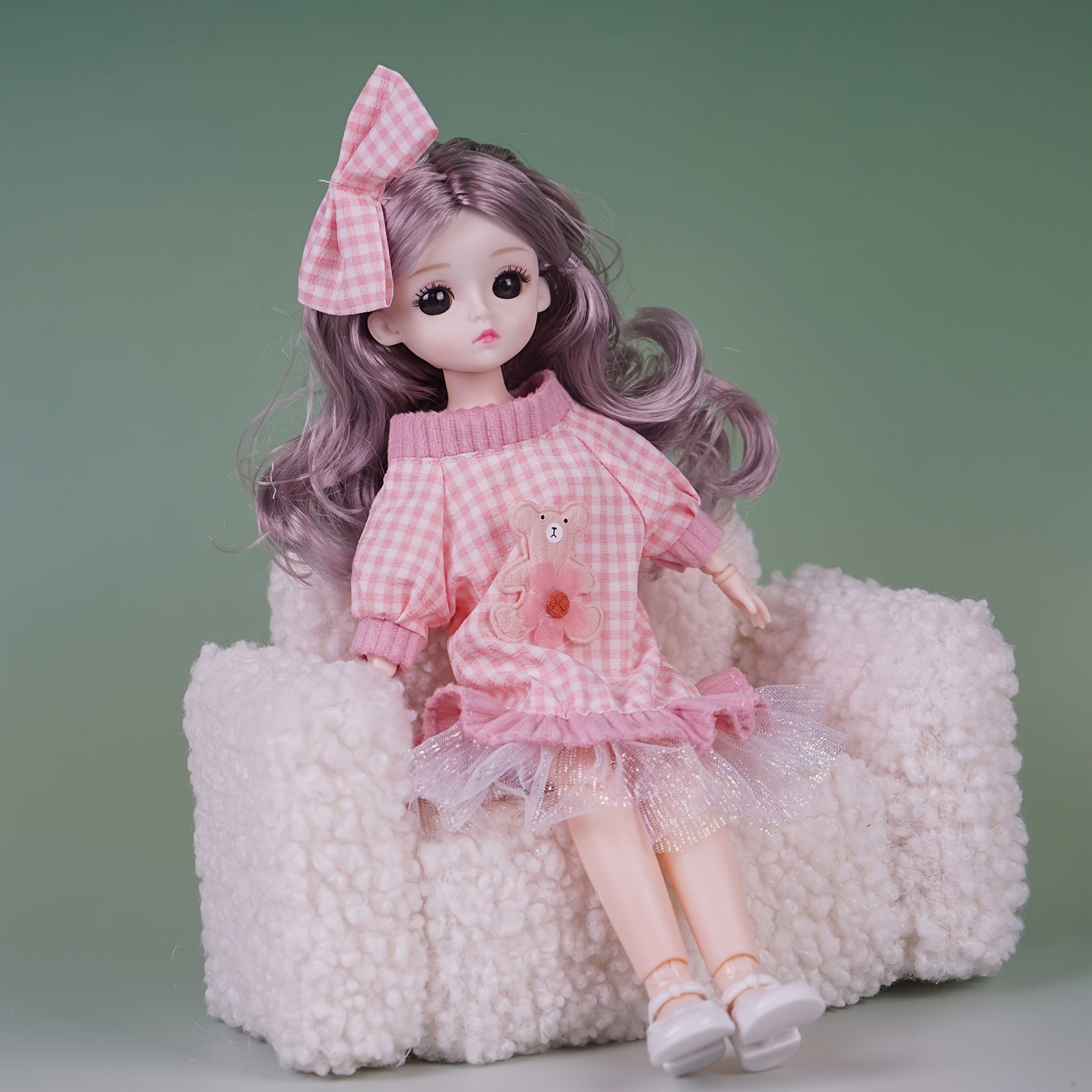 Anime Princess Doll 1pc Jointed BJD PVC Ideal for Girls Birthday Gift