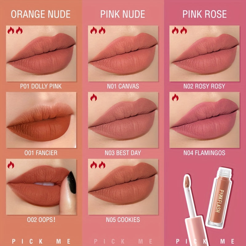 Pinkflash 18 Matte Lipstick Long-Lasting Waterproof Lip Glaze