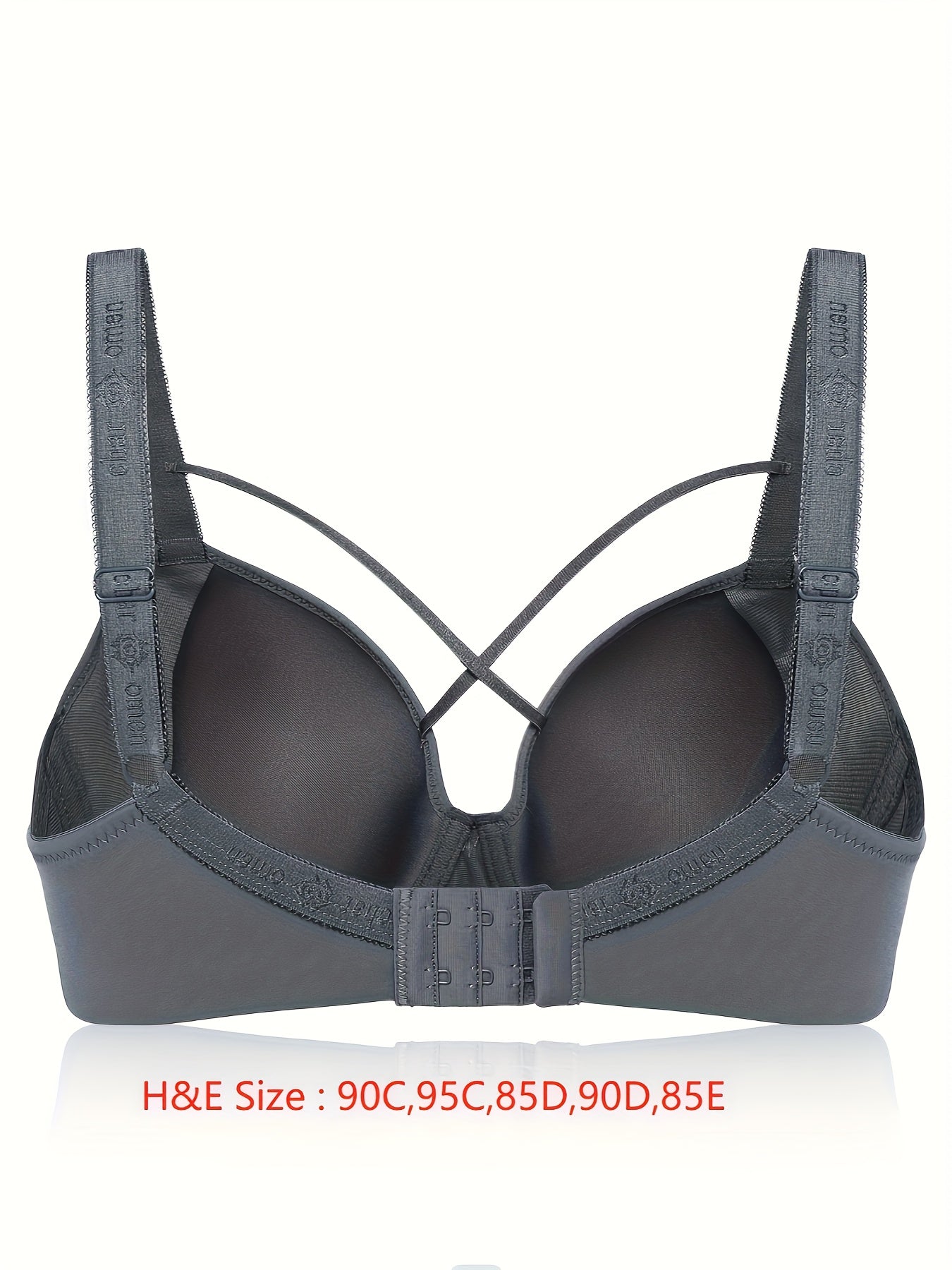 Solid Molded Cup Push Up Comfort Bra