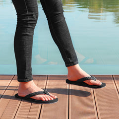 STQ Women's Quick Drying Flip flops With Yoga Mat And Arch Support