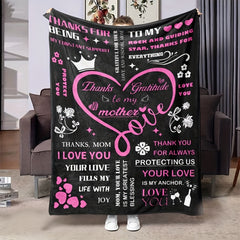 Soft and Comfortable Blanket Gift for Mom - Easy to Carry