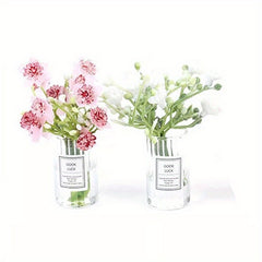 Mini Jasmine Vase for Dollhouse 1:12 Scale Decor Accessory