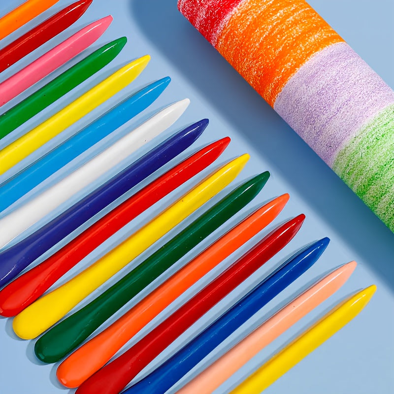 36 Washable Crayons for Kids Non Toxic Easy Clean Art Supplies