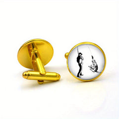 Fishing Cufflinks Stainless Steel Cufflinks