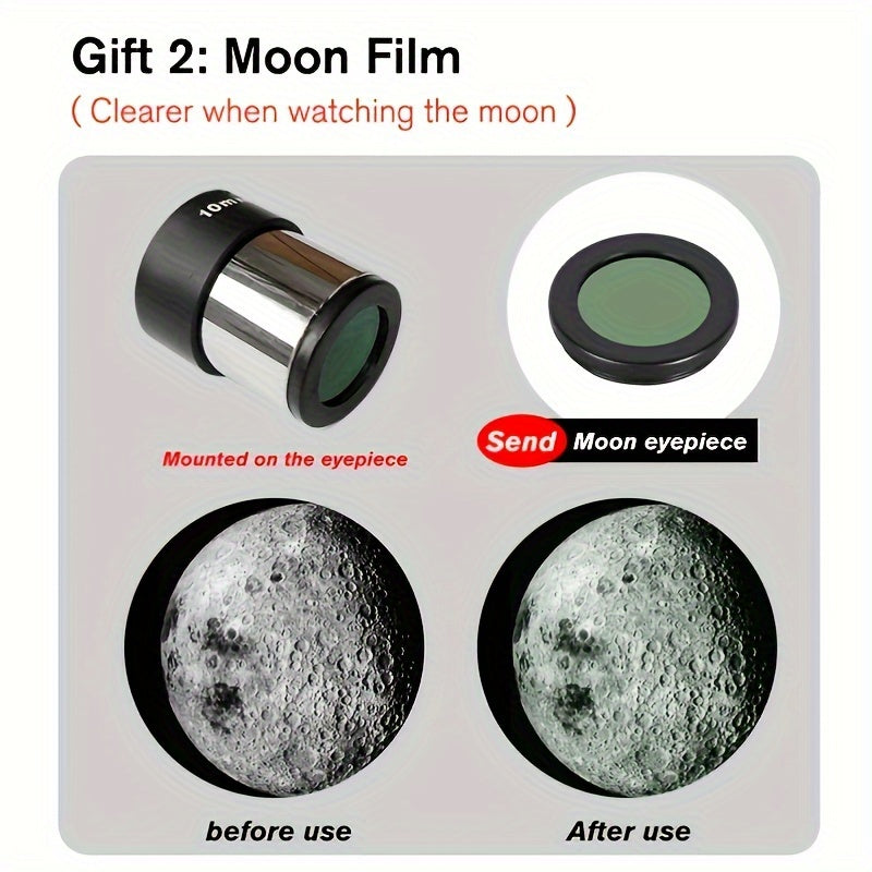 HD Astronomical Monocular Telescope for Stargazing