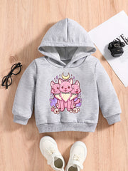 Baby Magic Kitty & Moon Graphic Sweatshirt Kids Pullover
