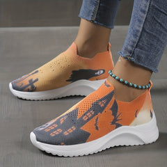Women's Knitted Devil Halloween Slip-On Sports Shoes