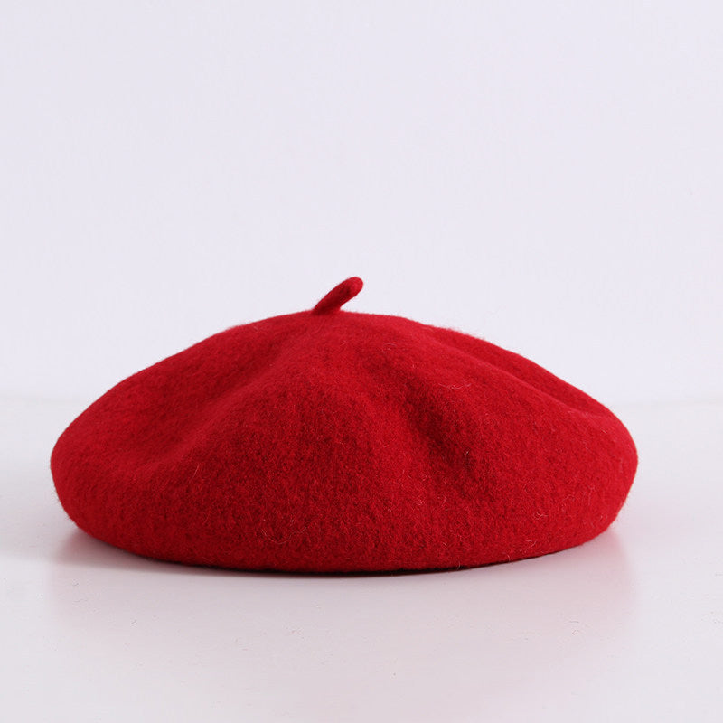 Girls Beret Hat Decorative Hair Accessories For Autumn And Winter