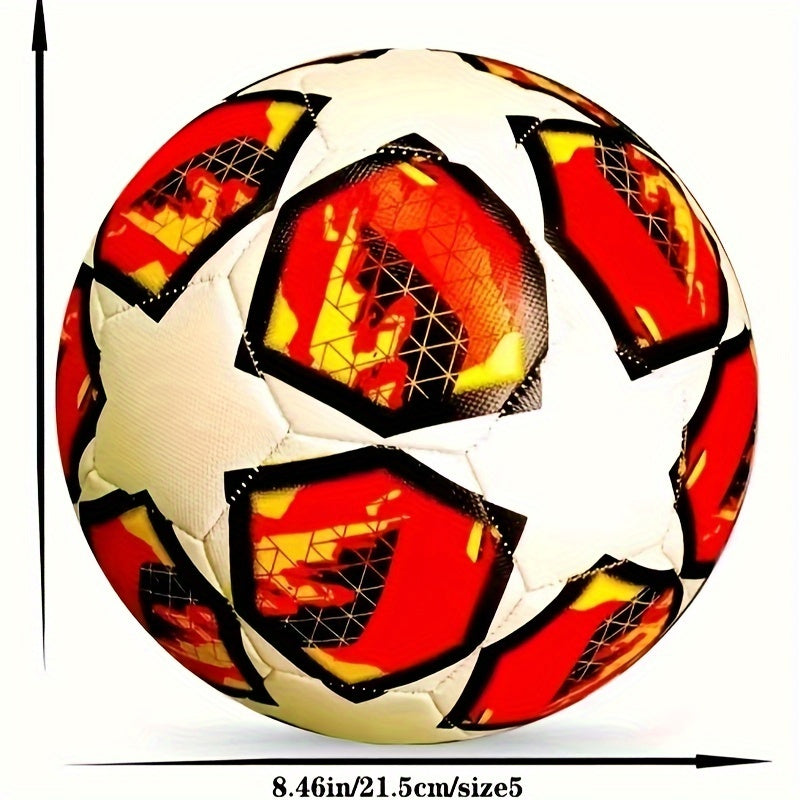 Standard Size 5 Soccer Ball Seamless Football Outdoor Sports Inflatable