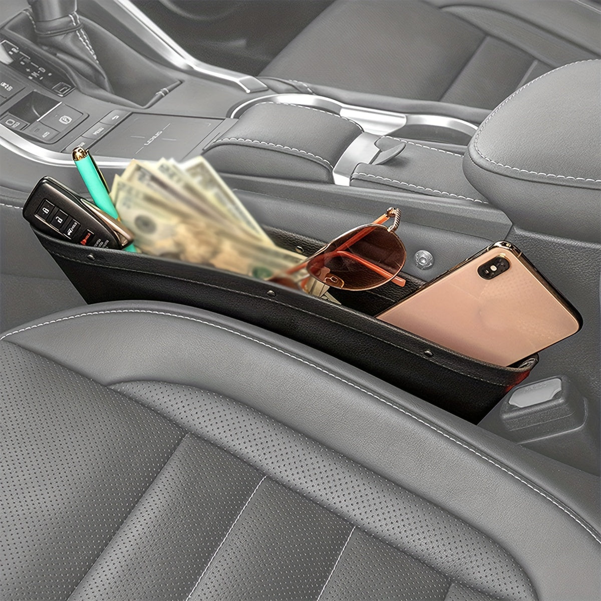 Car Seat Gap Leak-proof Storage Box