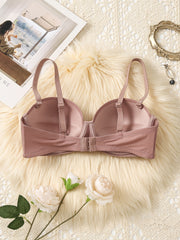 Strapless Solid T Shirt Bra Push Up Intimates Women's Lingerie