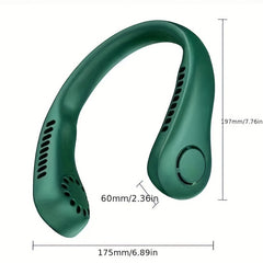 Leafless Hanging Neck Fan USB Rechargeable Small Fan