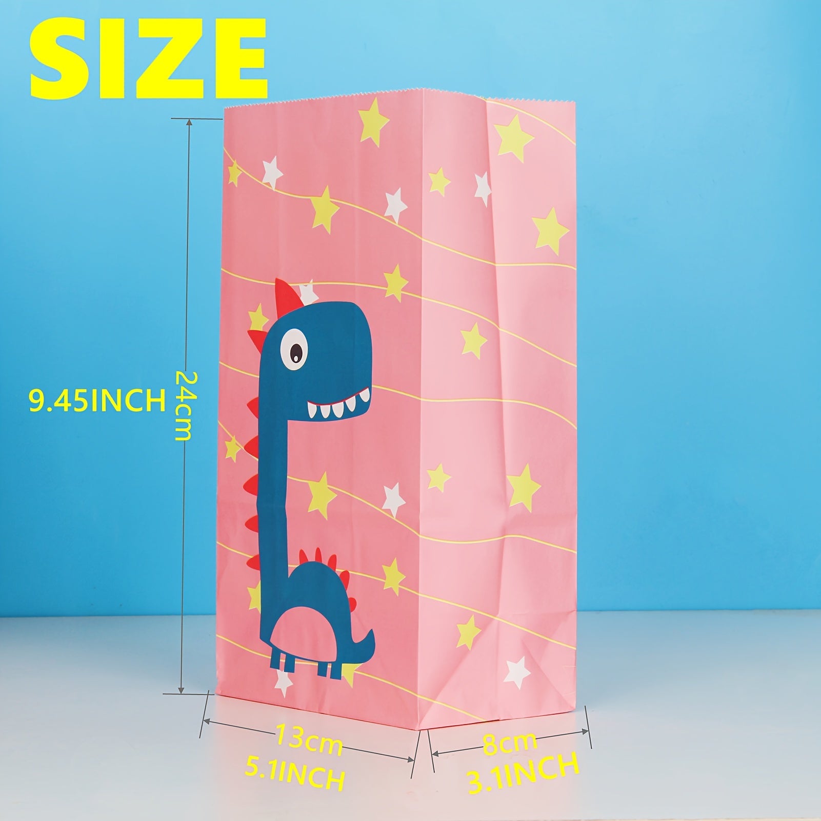 12pcs Dinosaur Party Gift Bags Dinosaur Party Favor Bags