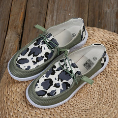 Women's Casual Flat Loafers Slip On Low Top Shoes