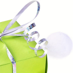 500 Yards Silvery Curl Ribbon Balloon Rope 5mm Width Gift Wrapping Ribbon