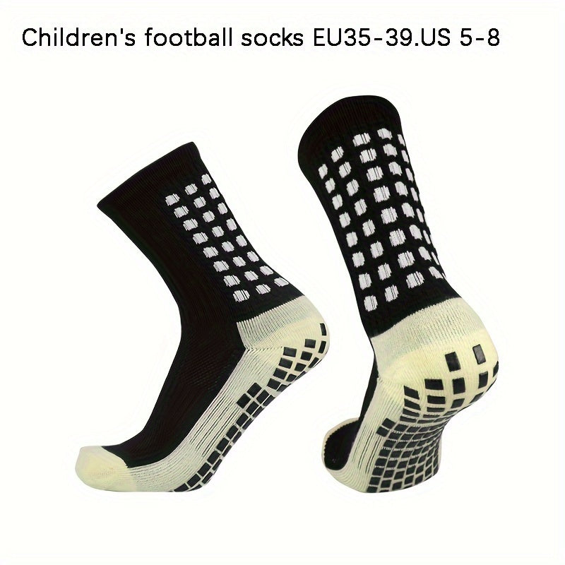 Non Slip Football Socks for Soccer Rugby Basketball Running EU35-39 Kids EU38-44