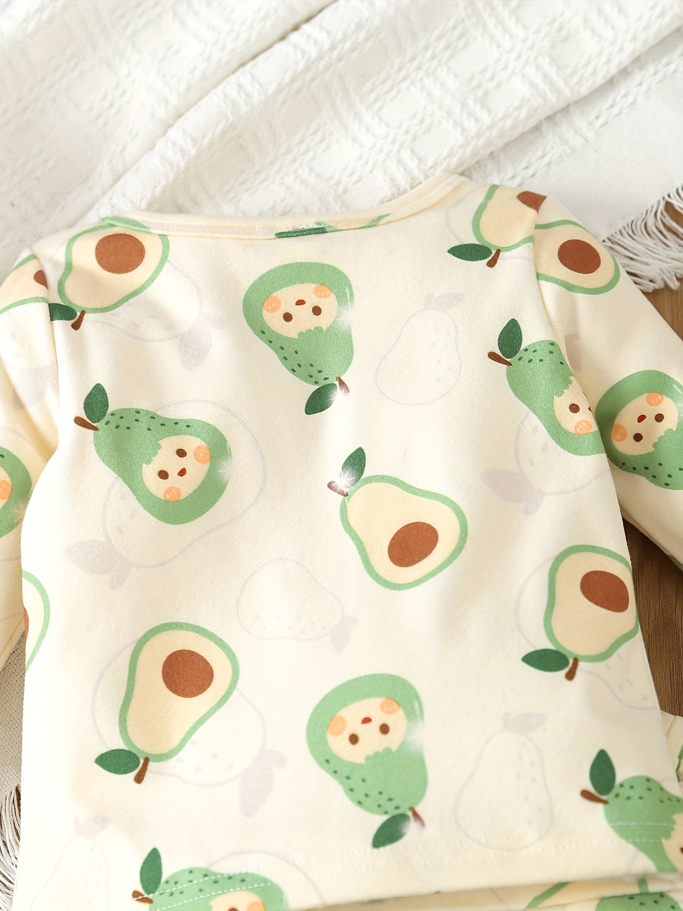 Baby Boys Girls Cartoon Graphic Pajama Set