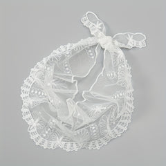 Floral Embroidery Lace Scarf Bandana Thin Head Wrap Neckerchief