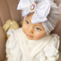 Casual Bow Knot Pullover Hat For Kids