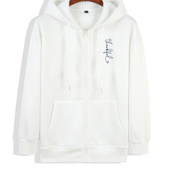 Casual Zip Up Pocket Hoodie Long Sleeve Drawstring Hoodies Sweatshirt