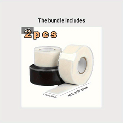 2 Rolls Silicone Tape Pipe Leak Repair Tape Waterproof