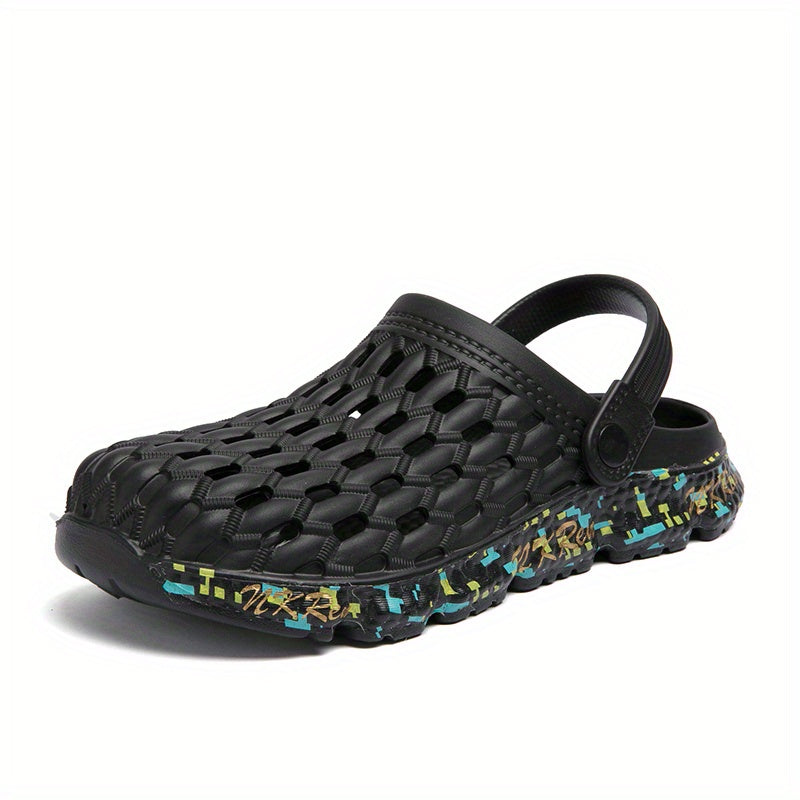 Men's Closed Toe Water Shoes Slip on Sandals Soft Sole Beach Sandals