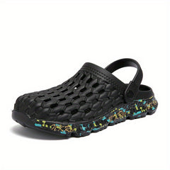 Men's Closed Toe Water Shoes Slip on Sandals Soft Sole Beach Sandals