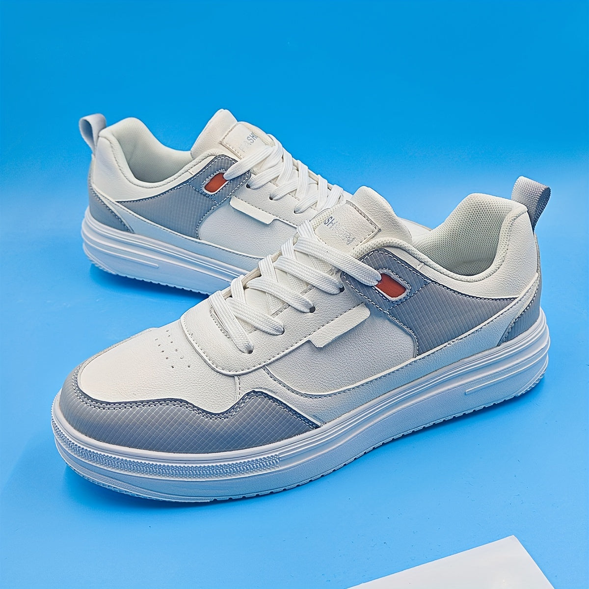 Women's Colorblock Skate Shoes Casual Lace Up Outdoor Shoes