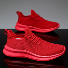 Women's Breathable Running Sports Shoes Low Top Lace Up Sneakers