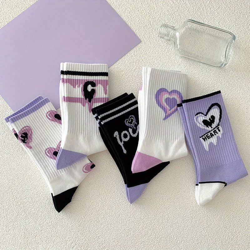 Girls Kids Casual Sports Socks Cartoon Stockings
