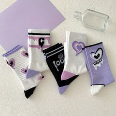 Girls Kids Casual Sports Socks Cartoon Stockings