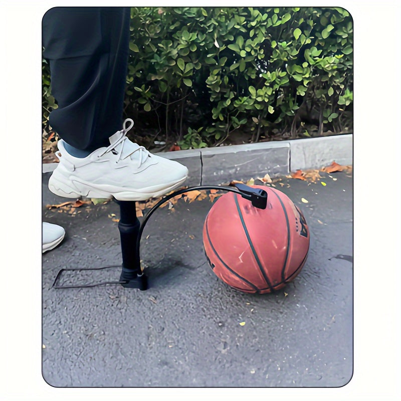 Portable Basketball Pump with Hose & Needle Ball Inflator