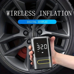 Automatic Air Compressor Tire Inflator with LED Light
