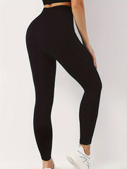High Waist Seamless Yoga Pants Butt Lifting High Stretch Slimming Yoga Leggings