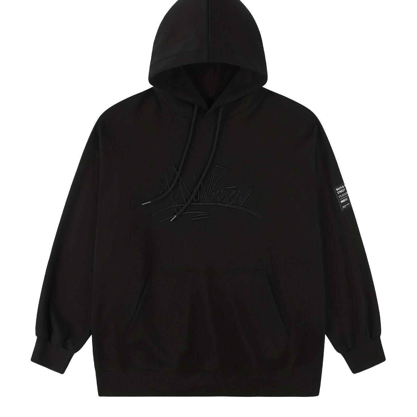 Men's Graphic Pullover Hoodie with Kangaroo Pocket