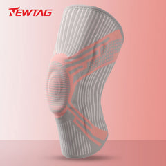 Newtag Sports Knee Pads - Silicone Spring Protection for Mountaineering