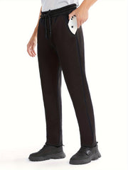 Men's Warm Plush Sweatpants for Autumn Winter