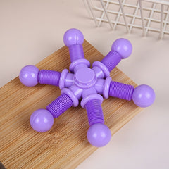Cheng Rong Colorful Telescopic Gyroscope Toy Spider Deformation Spider