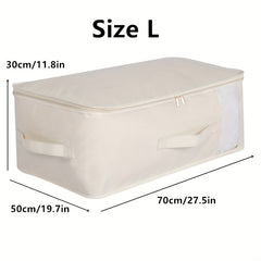 Foldable Quilt Clothes Storage Bag Clothing Packing Bag With Handle
