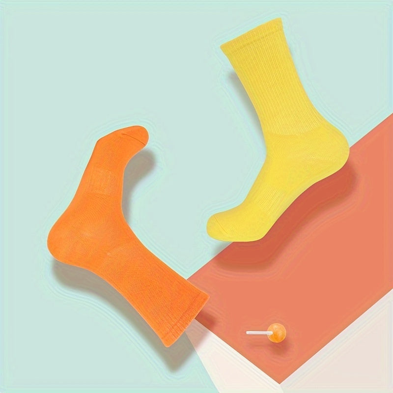 Cute Candy Knitted Socks for Teens