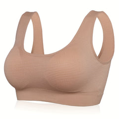 Textured Wireless Bras Comfortable & Stretchy Intimates Women's Lingerie
