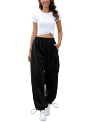 Women's Elastic Waist Athletic Joggers