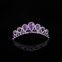 Crystal Queen Crown Birthday Tiara Prom Quinceanera Rhinestone Wedding