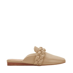 Braided Flat Mules Women's Slip On Shoes