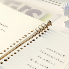 Retro Non-slip Loose Leaf Notebook 60 Sheets