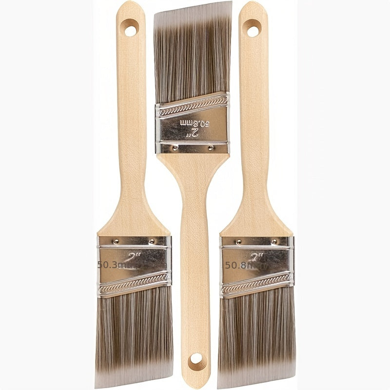 3pcs 2inch Paint Brushes 3Ea Paint Brush Set
