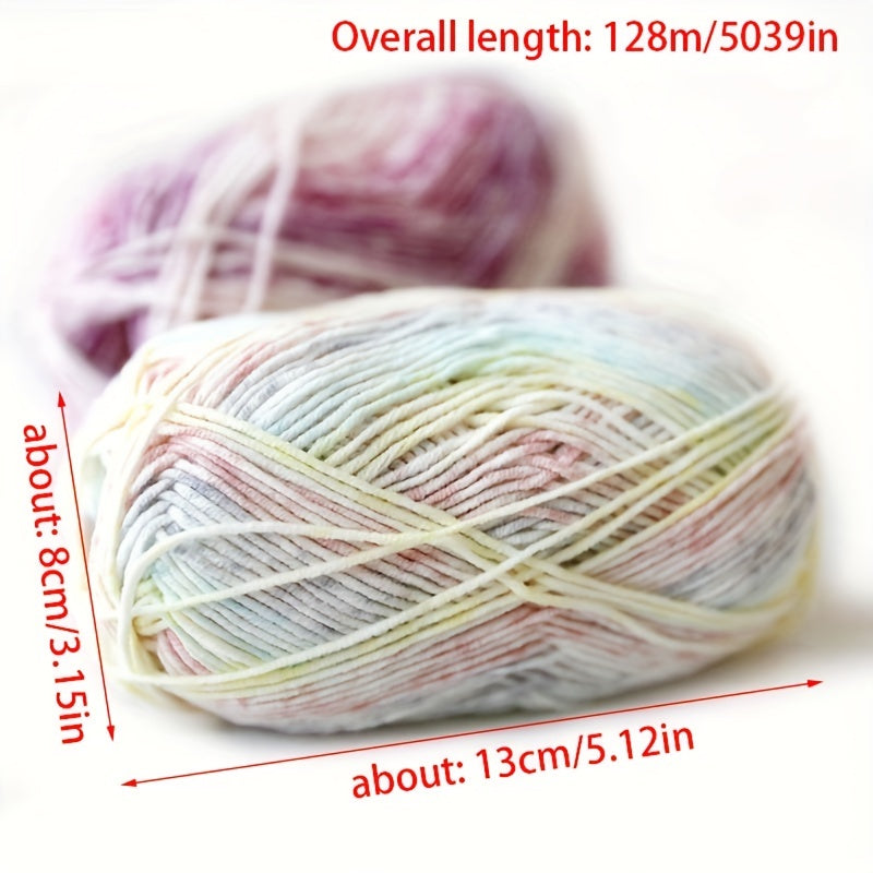 1pc 4 Strands Milk Fiber Wool Thread Dye DIY Fine