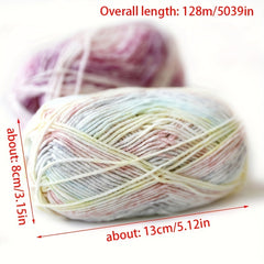 1pc 4 Strands Milk Fiber Wool Thread Dye DIY Fine